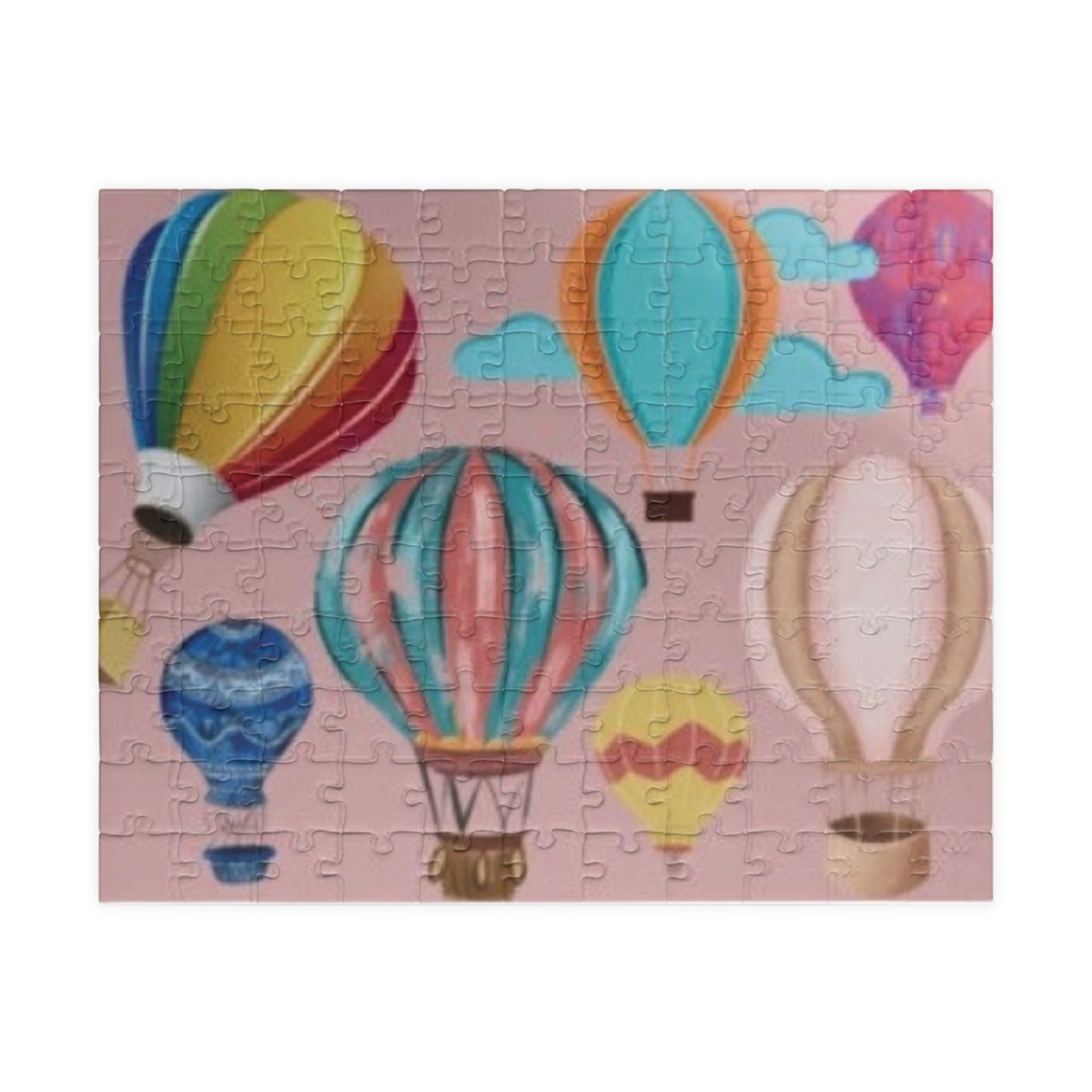 Kids Balloon Puzzle, Balloon Jigsaw Puzzle, Hot Air Balloon Puzzle, Hot Air Balloon Festival, Whimsical Puzzle, Relaxation Puzzle