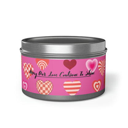 Love Themed Scented Tin Candles