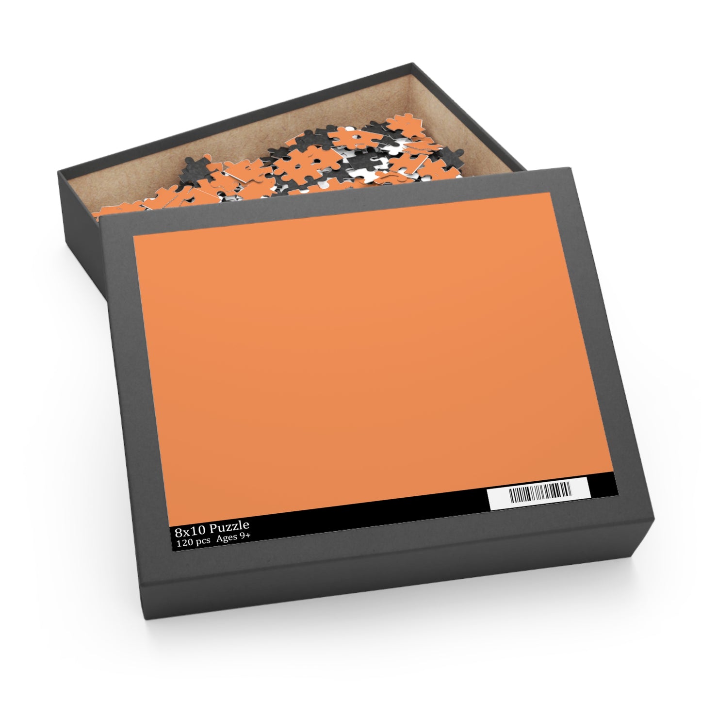 Solid Color Jigsaw Puzzle, Expert Puzzle Challenge, Single Color Jigsaw Puzzle, Minimalist Orange Puzzle, Tricky Adult Puzzle, Impossible Jigsaw Puzzle, Orange Brain Teaser, Challenge Puzzle