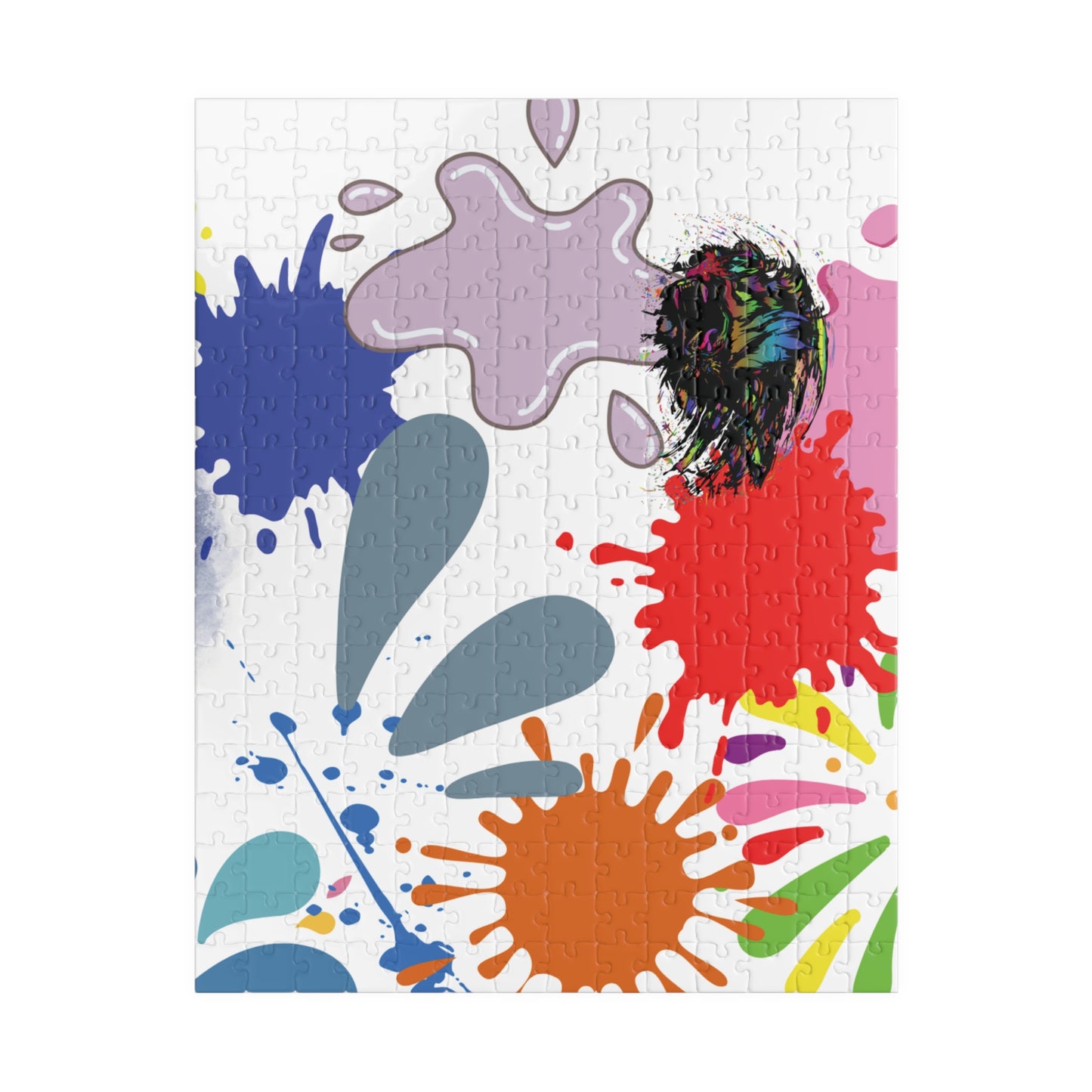 Splash Of Color Puzzle, Trauma Puzzle, Splatter Art Puzzle, Paint Splatter Puzzle, Confetti Puzzle, Abstract Jigsaw Puzzle,   Vibrant Puzzle