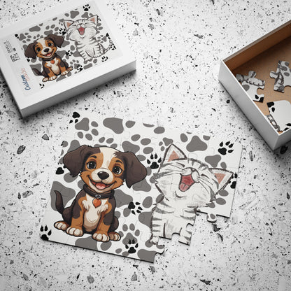 Interactive Animal Puzzle, Daycare Puzzle, Kids Pet Jigsaw, Dog Cat Puzzle, Nursery Animal Puzzle, Fun Animal Jigsaw, Toddler Animal Puzzle