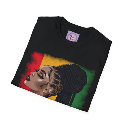 Regal And Rooted Shirt, Black Regal Shirt, Statement Of Power Shirt, Melanin Queen Tee Shirt,Empowering African Shirt,Female Empowerment Tee