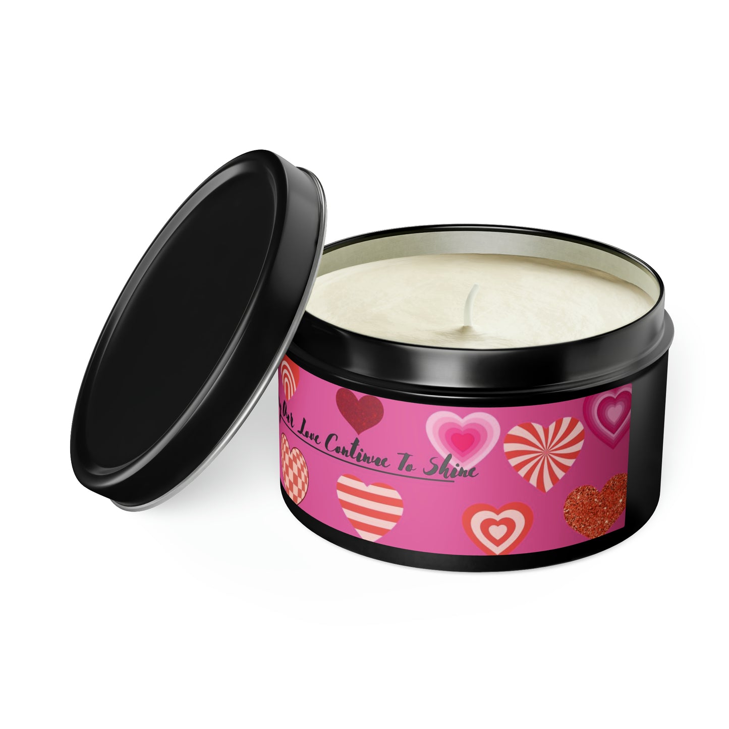 Love Themed Scented Tin Candles