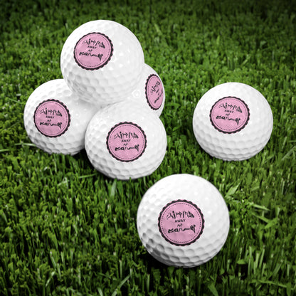 Chipping Away At Cancer Golf Ball, Charity Golf Ball, Golf Ball Message, Designer Golf Ball, Inspirational Golf Ball, Cancer Fundraiser Gift, Unique Golf Ball Gift, Pink Golf Balls, Golf Tournament Gift