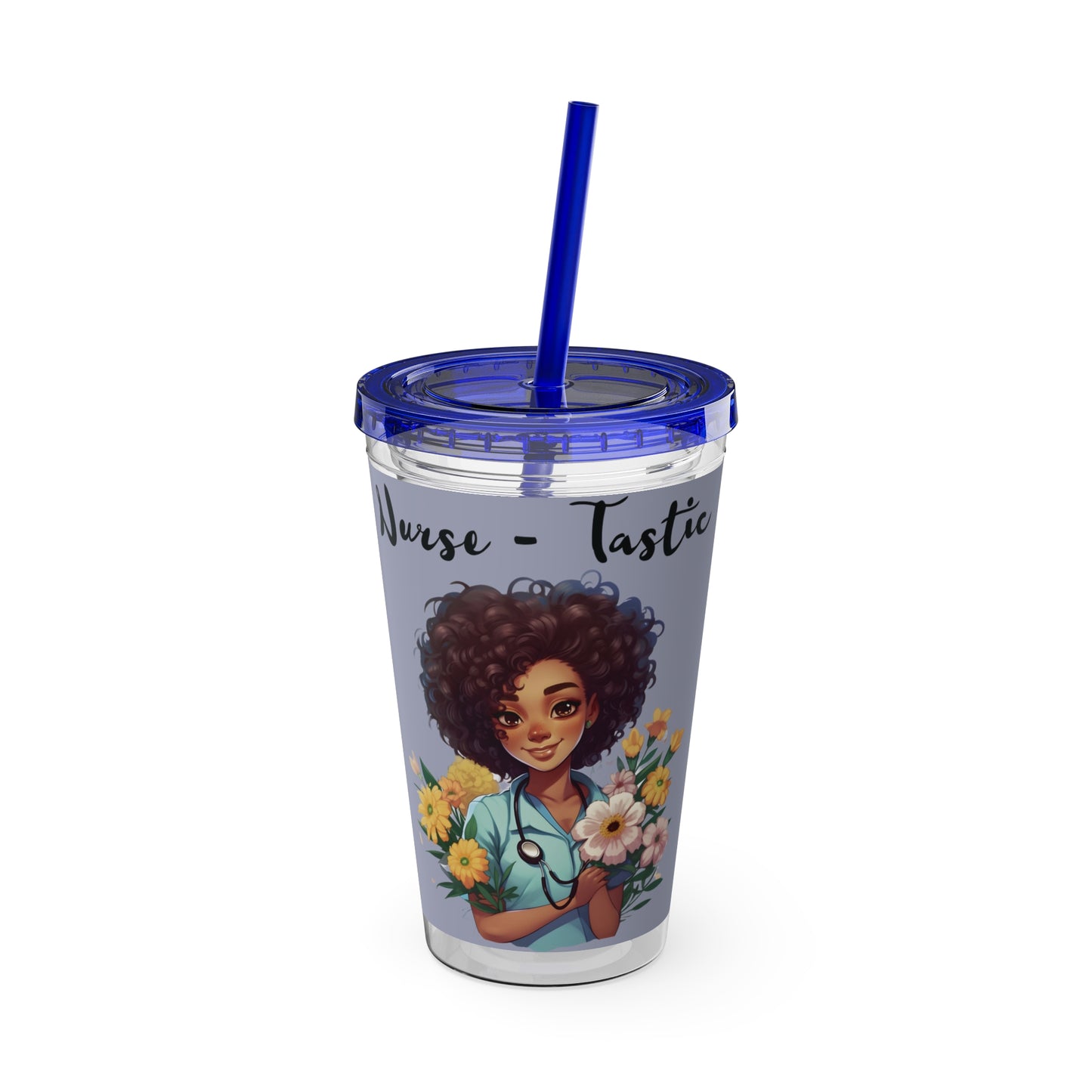 Sunsplash Tumbler with Straw, 16oz