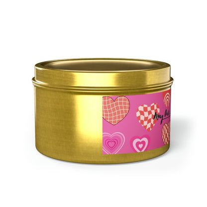 Love Themed Scented Tin Candles