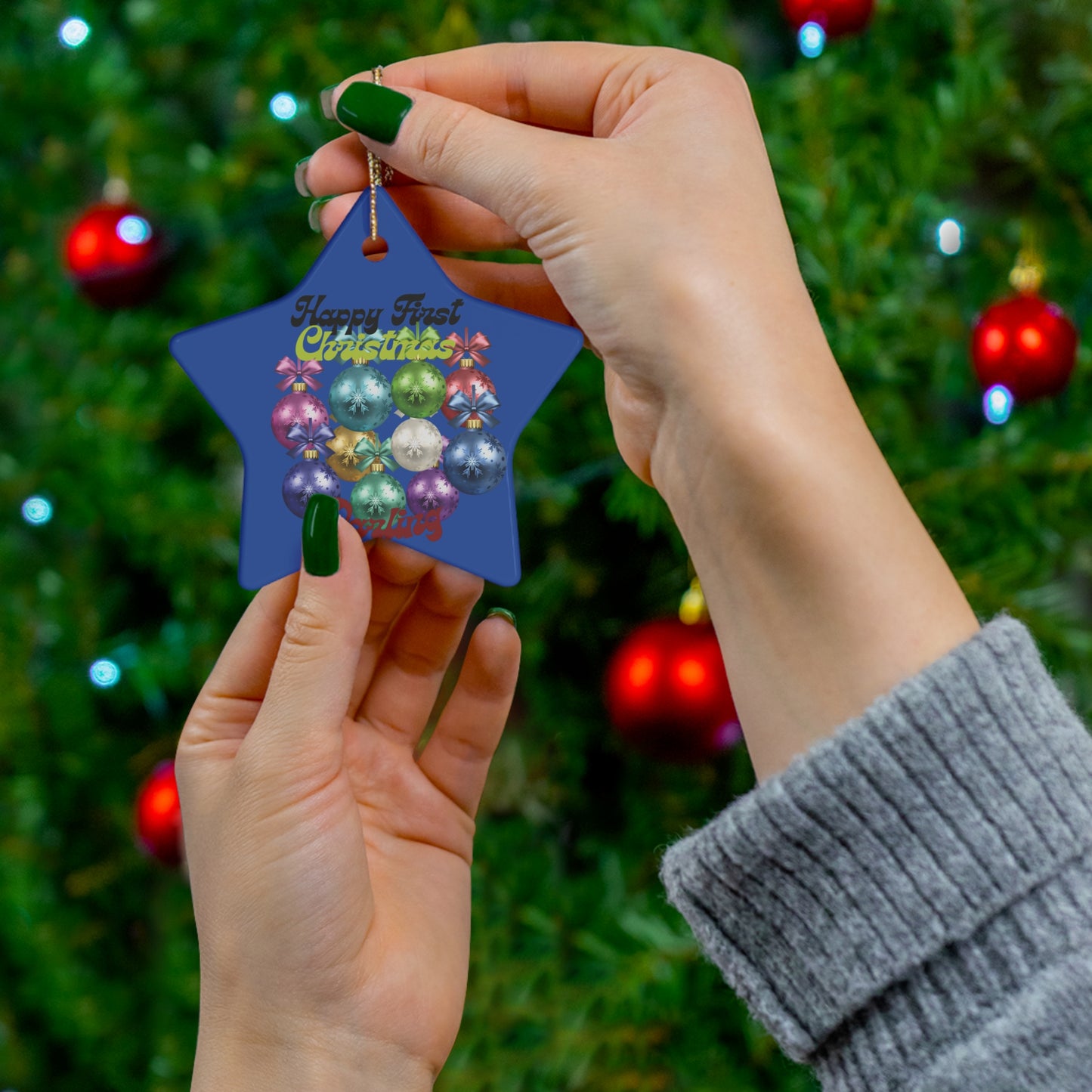 Ceramic Ornament, 4 Shapes