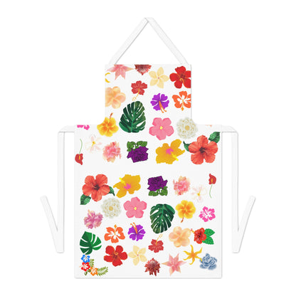 Adult Hawaiian Print Apron (AOP)