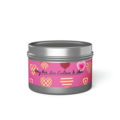 Love Themed Scented Tin Candles