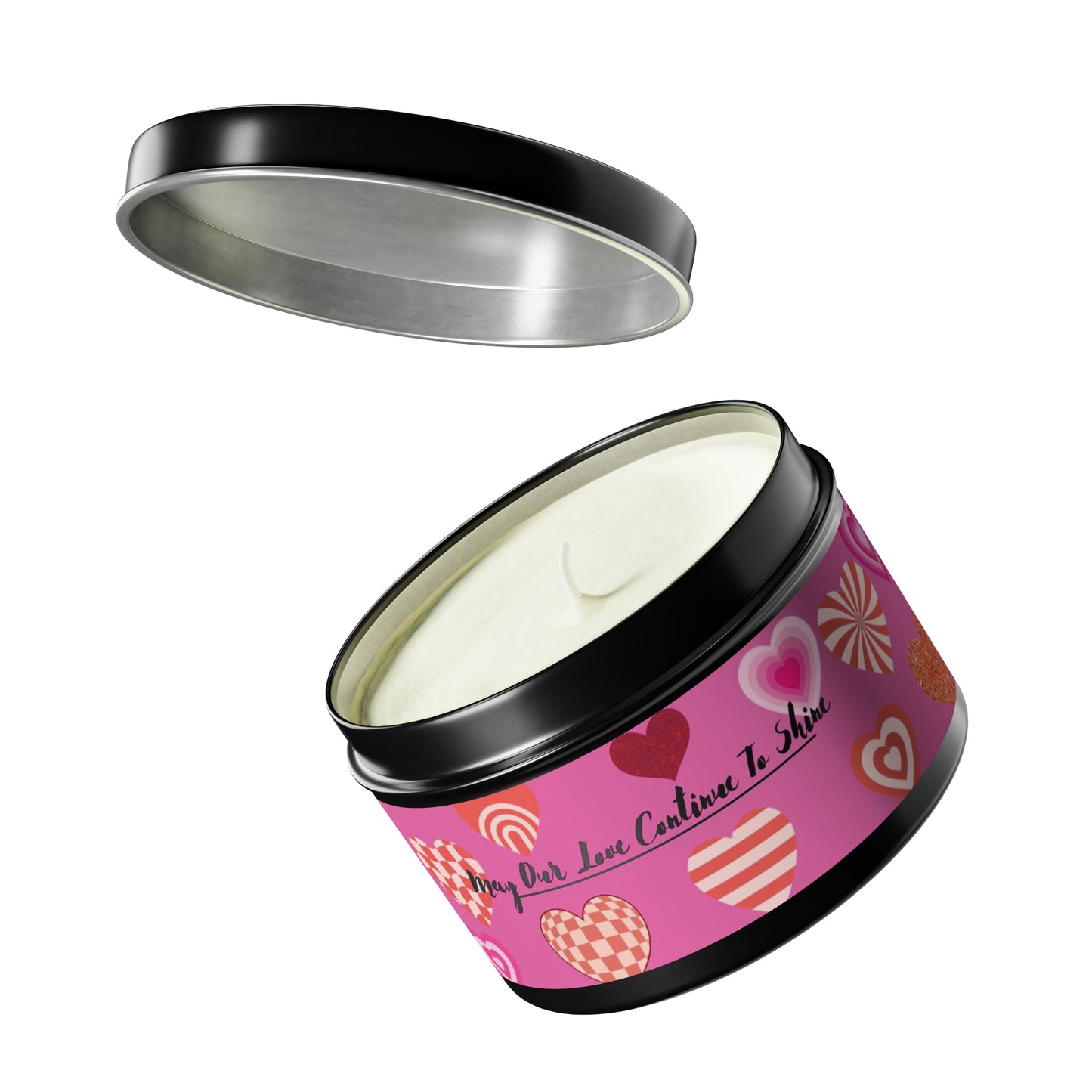 Love Themed Scented Tin Candles