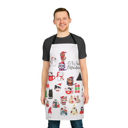 Meow Christmas Cooking Apron