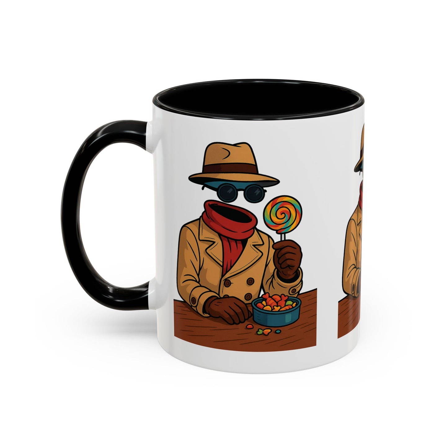 Invisible Man Mug, Detective Style Cup, Mystery Man Coffee Cup, Horror Movie Inspired Mug, Monster Movie Cup, Horror Fan Mug, Literary Mug