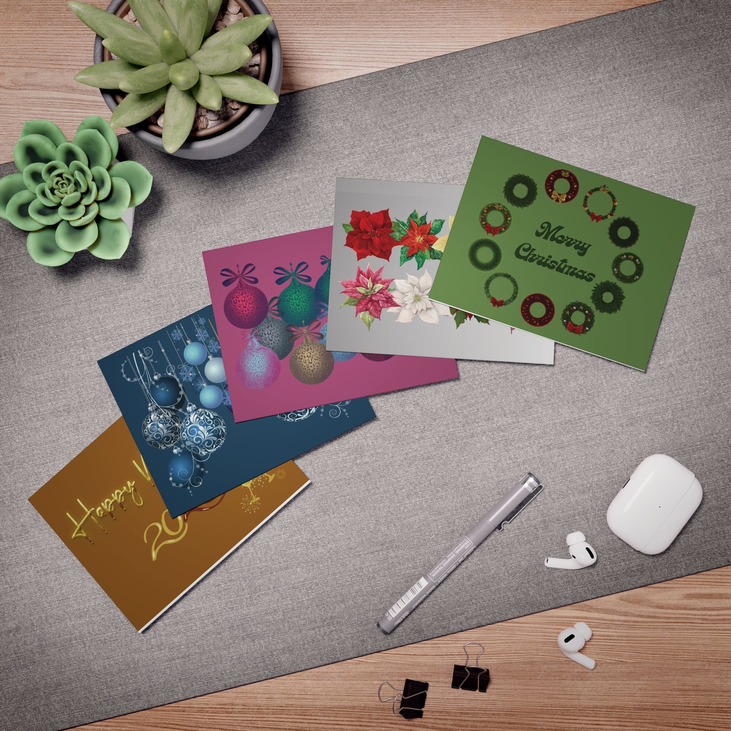 Traditional Multi Design Holiday Greeting Cards