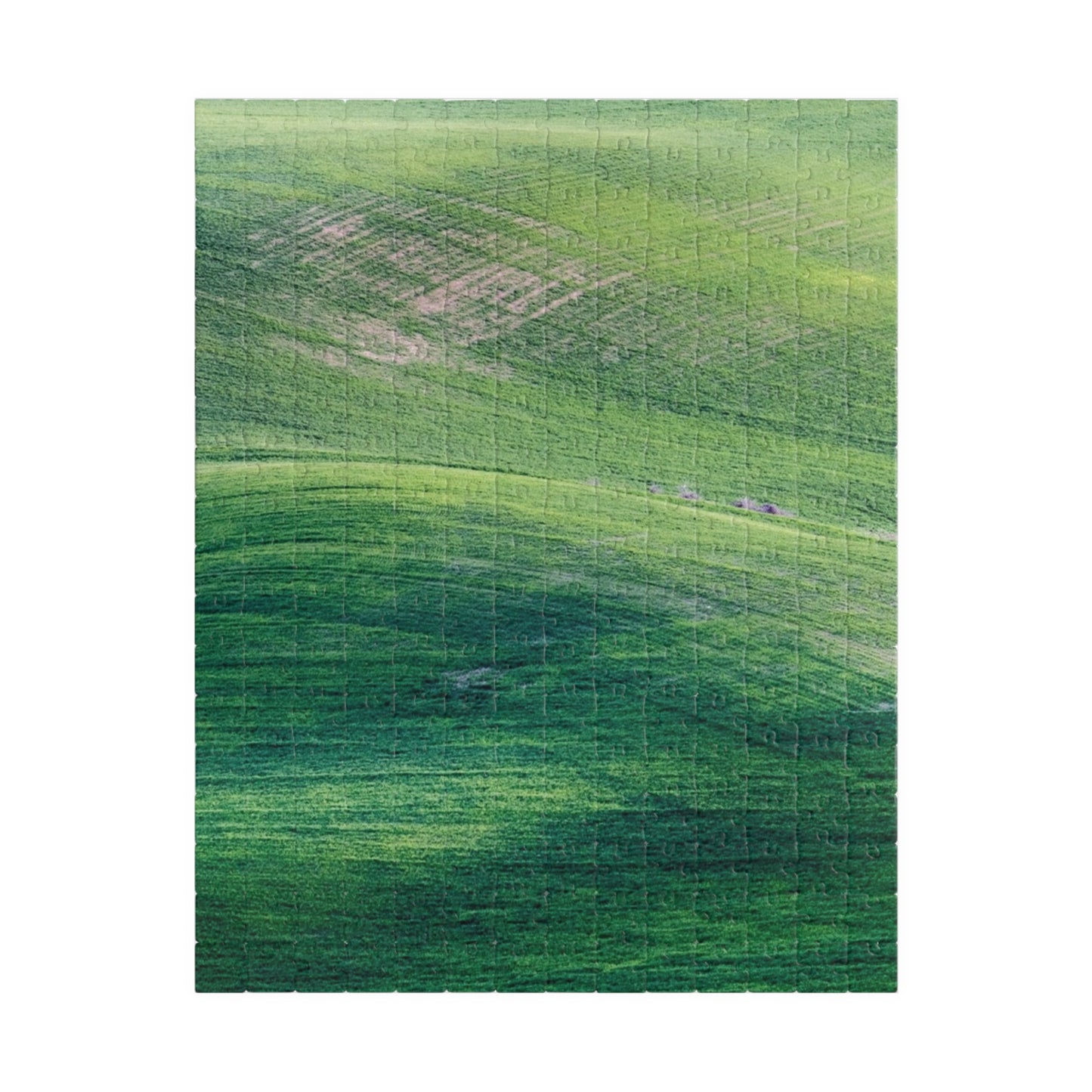 Jigsaw Puzzle (110, 252, 500, 1014-piece), Adult Puzzle, Family Puzzle, Puzzle, Sea Green Puzzle, Abstract Green Art Puzzle, Vibrant Green Puzzle, Green Minimalist Puzzle, Green Gradient Puzzle, Green Wave puzzle.