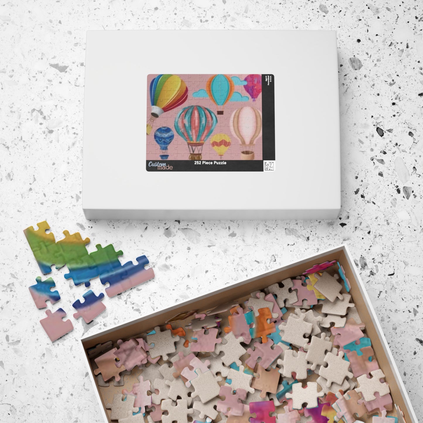 Kids Balloon Puzzle, Balloon Jigsaw Puzzle, Hot Air Balloon Puzzle, Hot Air Balloon Festival, Whimsical Puzzle, Relaxation Puzzle