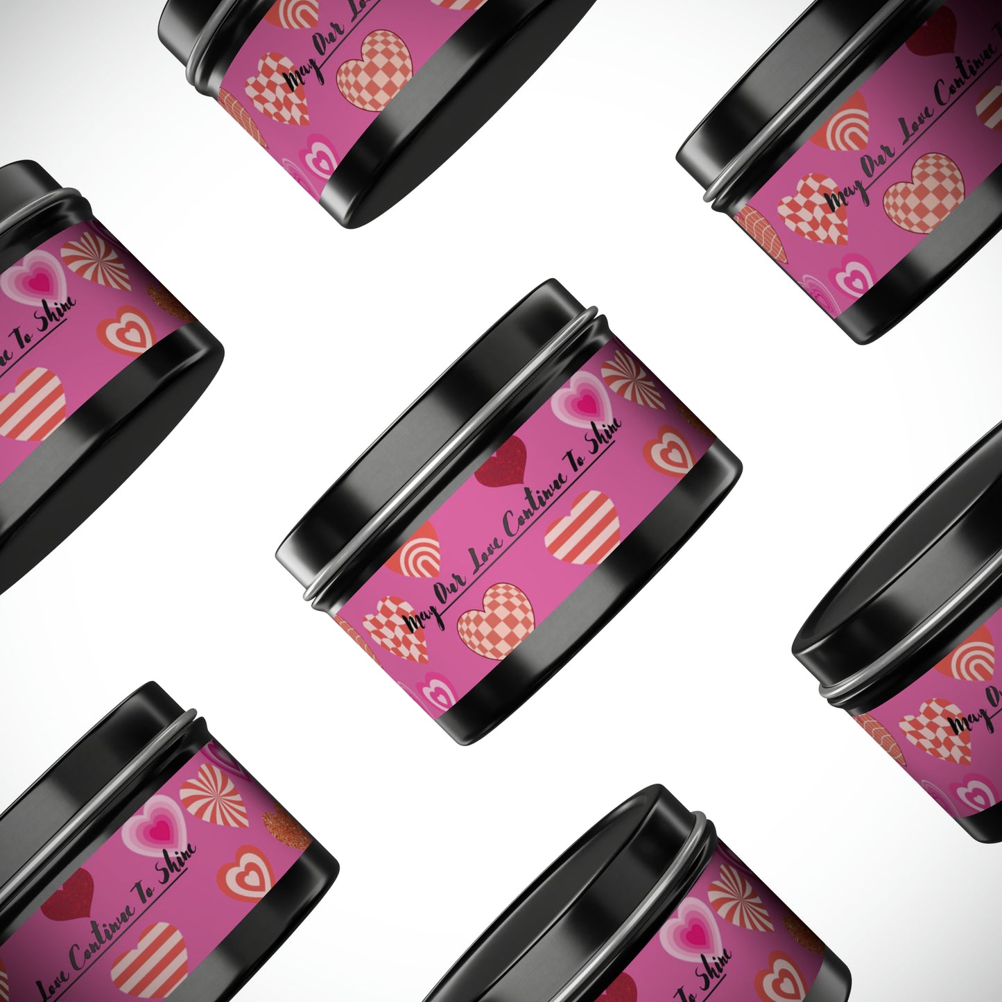Love Themed Scented Tin Candles