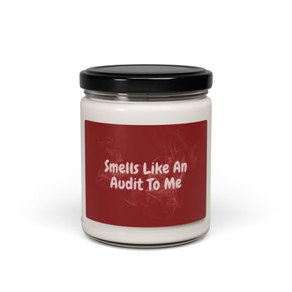 Smells Like An Audit Candle Funny Accountant Gift Soy Candle Office Humor Gift for CPA Auditor Coworker Accounting Candle 9oz