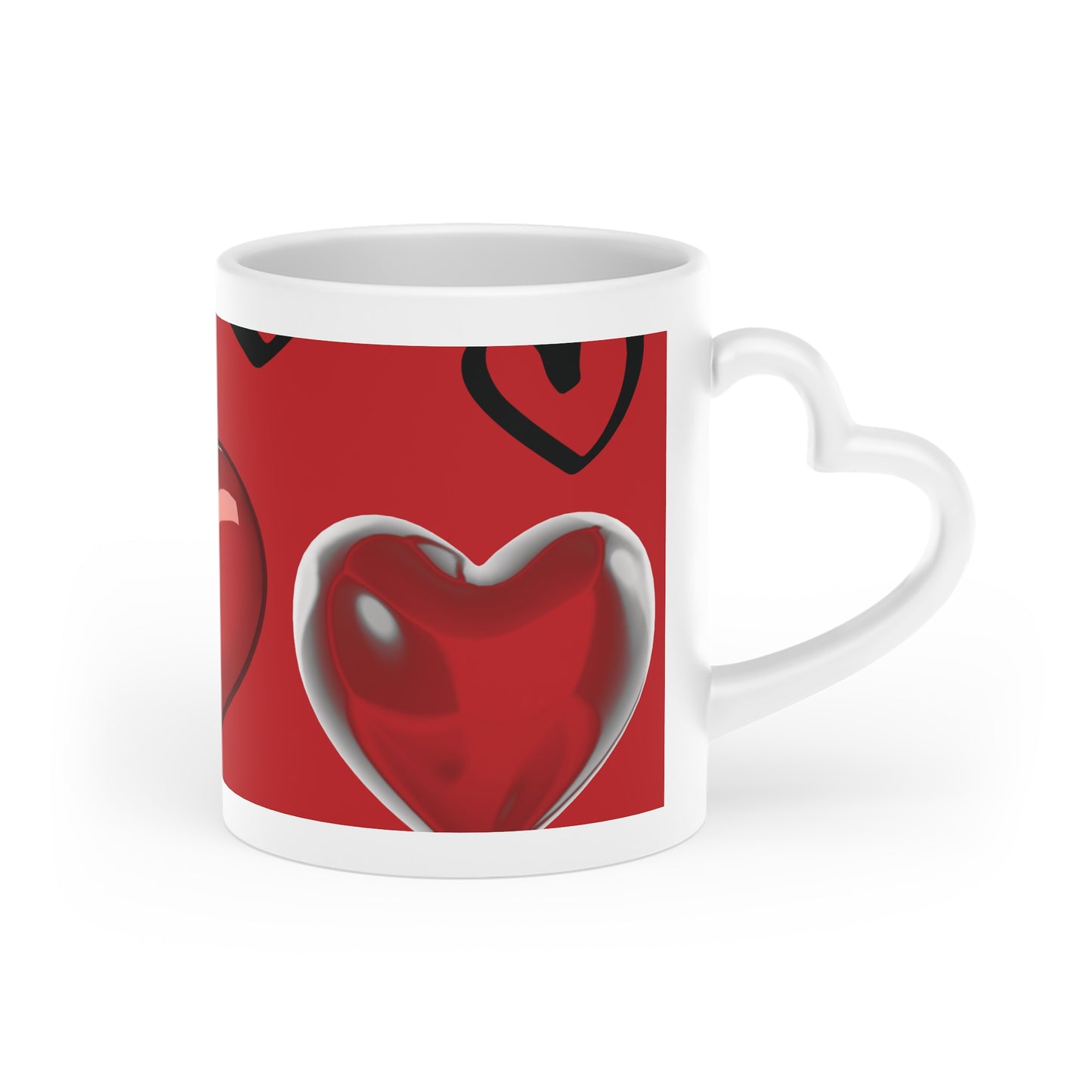 Red Heart Mug