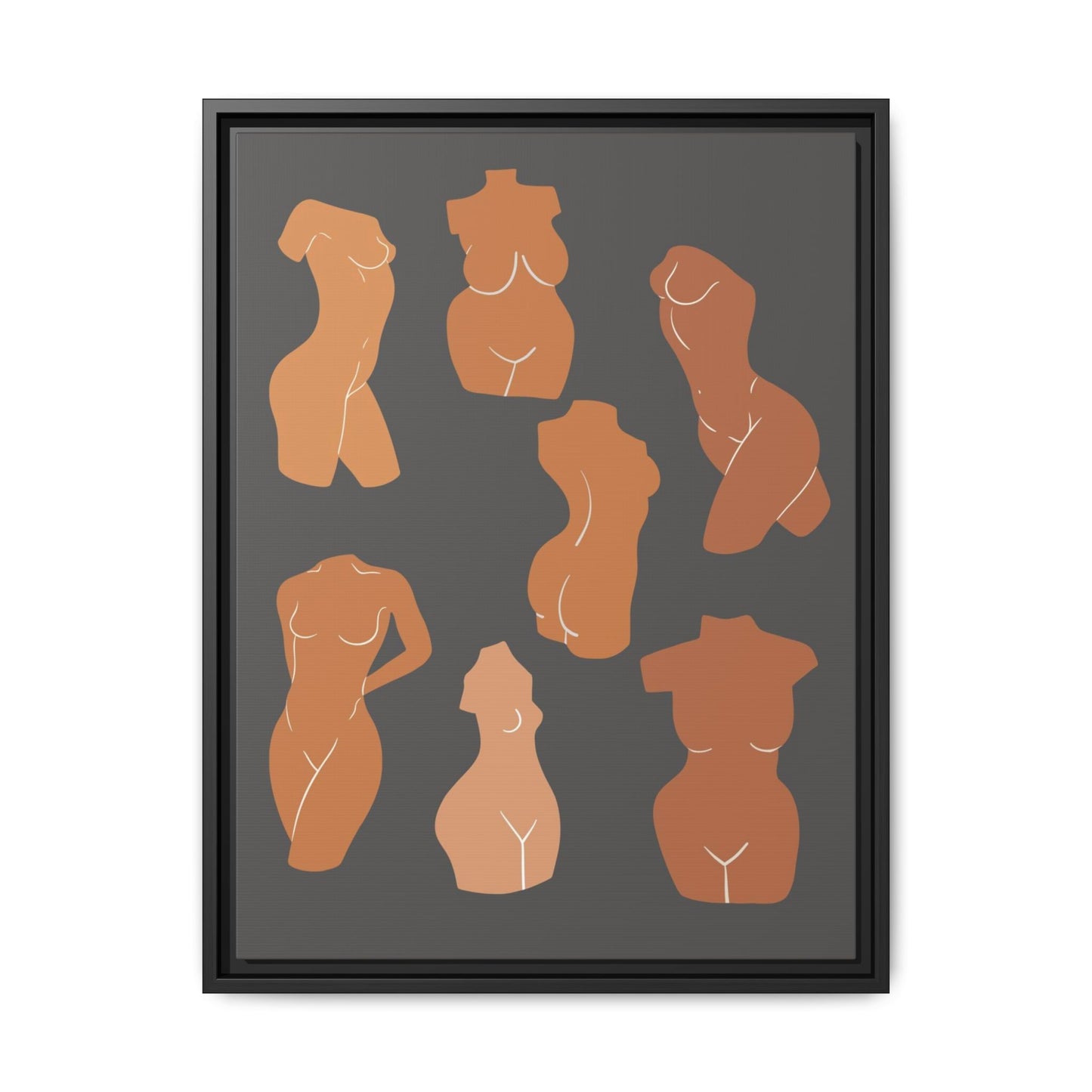 Abstract Female Body Picture, Female Body Form Wall Art, Female Form Illustration, Body Contour Wall Art, Abstract Female Body Art.