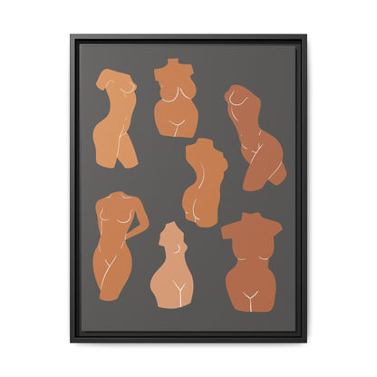 Abstract Female Body Picture, Female Body Form Wall Art, Female Form Illustration, Body Contour Wall Art, Abstract Female Body Art.