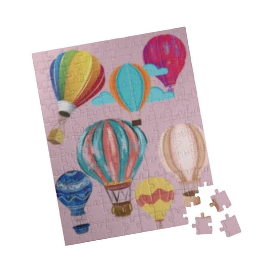 Kids Balloon Puzzle, Balloon Jigsaw Puzzle, Hot Air Balloon Puzzle, Hot Air Balloon Festival, Whimsical Puzzle, Relaxation Puzzle