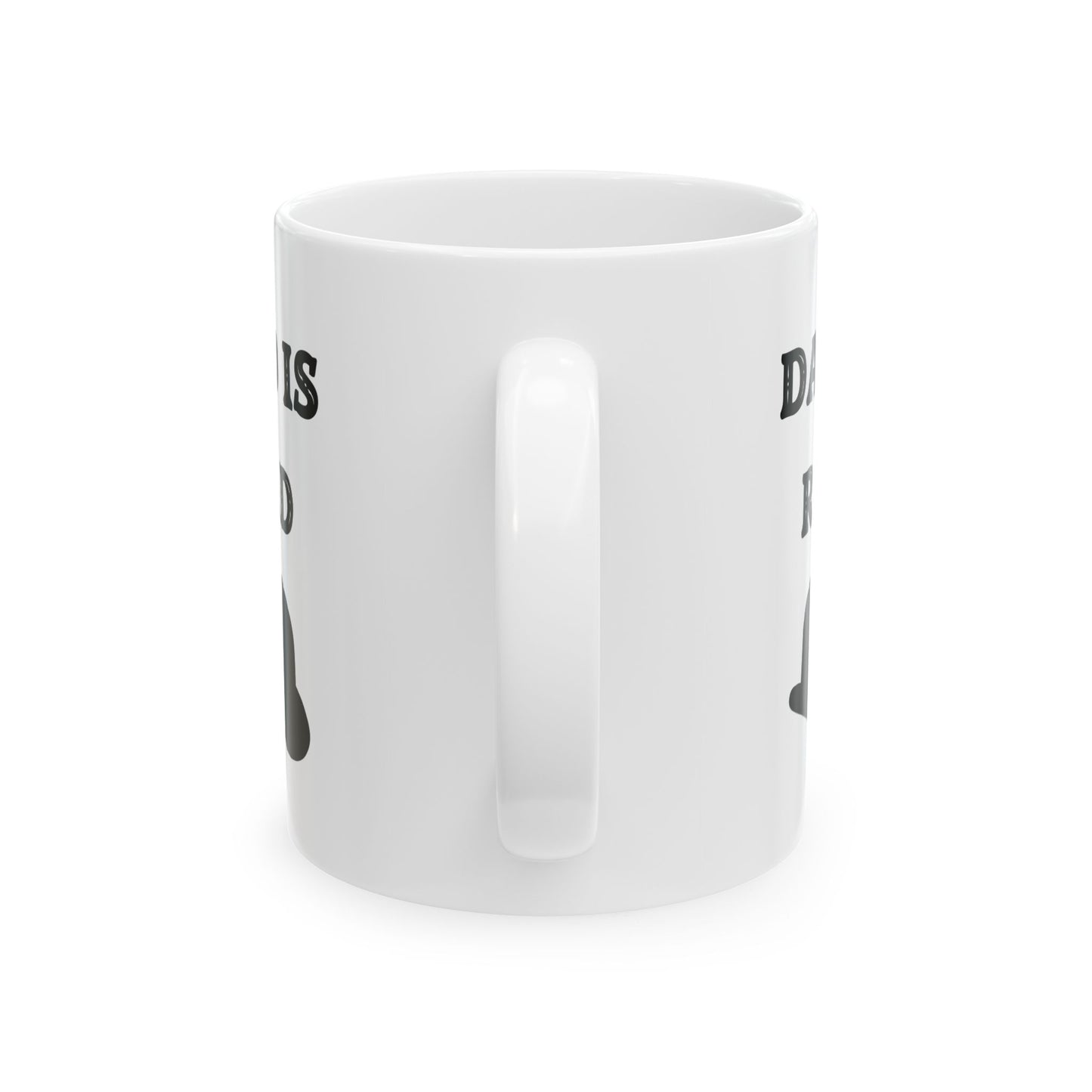 Fathers Dad Is Rad Coffee Mug, Best Dad Is Rad Mug, Best Dad Rad Mug, Hat Design On Dad Mug, Dad Coffee Mug With Hat. My Dad Is Rad Mug.