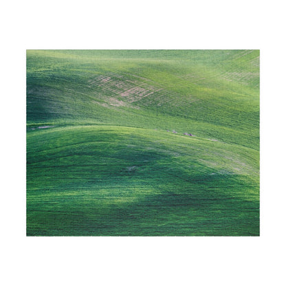 Jigsaw Puzzle (110, 252, 500, 1014-piece), Adult Puzzle, Family Puzzle, Puzzle, Sea Green Puzzle, Abstract Green Art Puzzle, Vibrant Green Puzzle, Green Minimalist Puzzle, Green Gradient Puzzle, Green Wave puzzle.