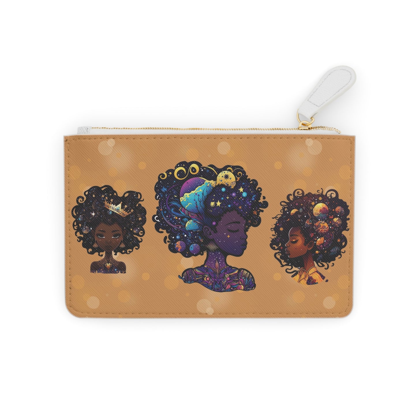 Mini Afro American Woman Enchanting Clutch Pouch