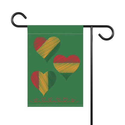 South African Garden & House Banner, African Garden Flag, South Africa Banner, South Africa Heart Flag