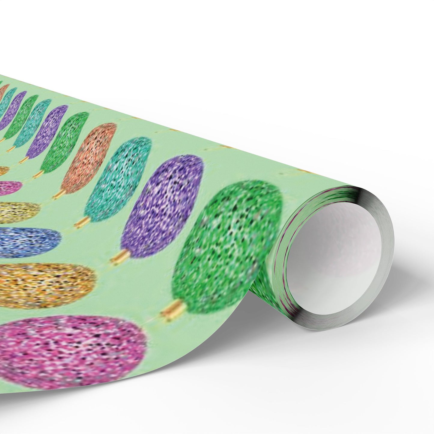 Christmas Bulb Wrapping Paper, Colorful Ornament Design Paper, Colorful Holiday Wrapping, Colorful Ornament Paper, Holiday Ornament Gift Wrap, Ornament Holiday Wrap, Ornament Wrap Paper, Merry Christmas Wrapping Paper