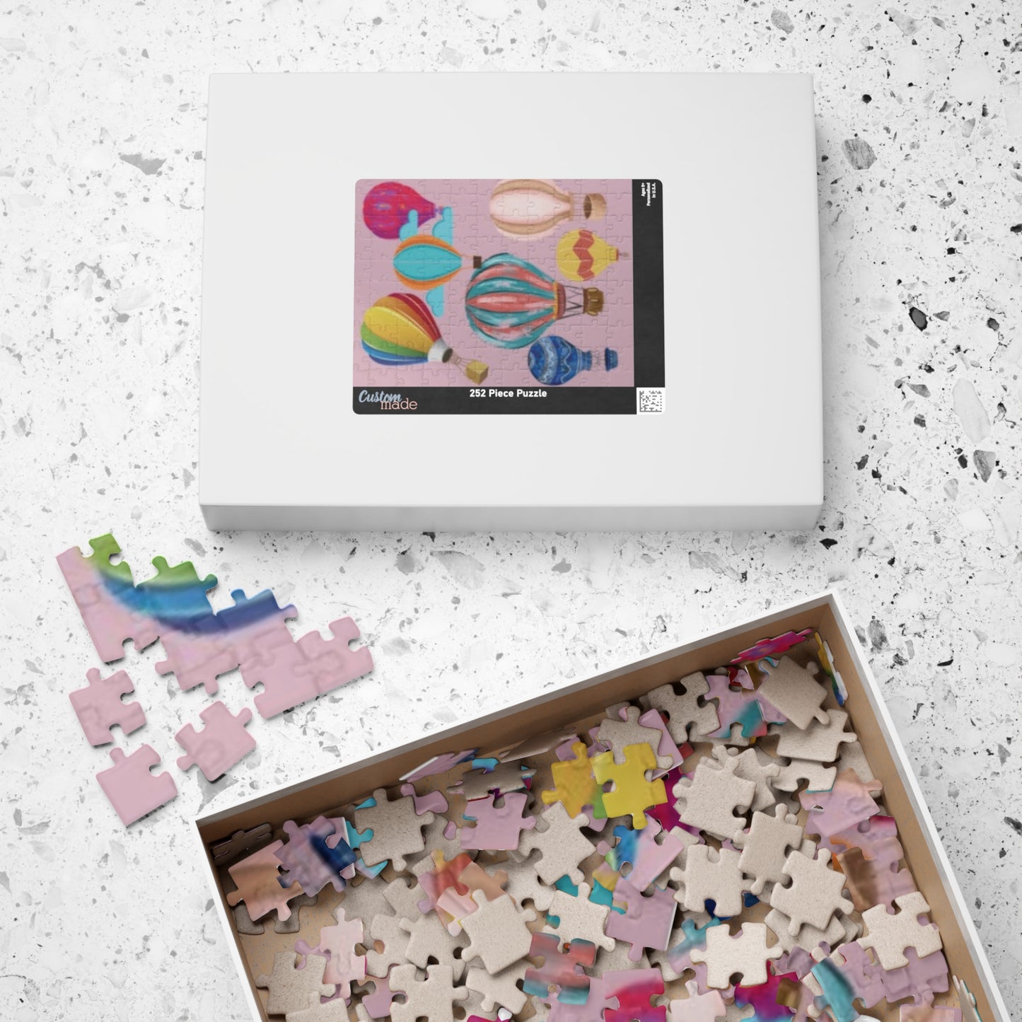 Kids Balloon Puzzle, Balloon Jigsaw Puzzle, Hot Air Balloon Puzzle, Hot Air Balloon Festival, Whimsical Puzzle, Relaxation Puzzle