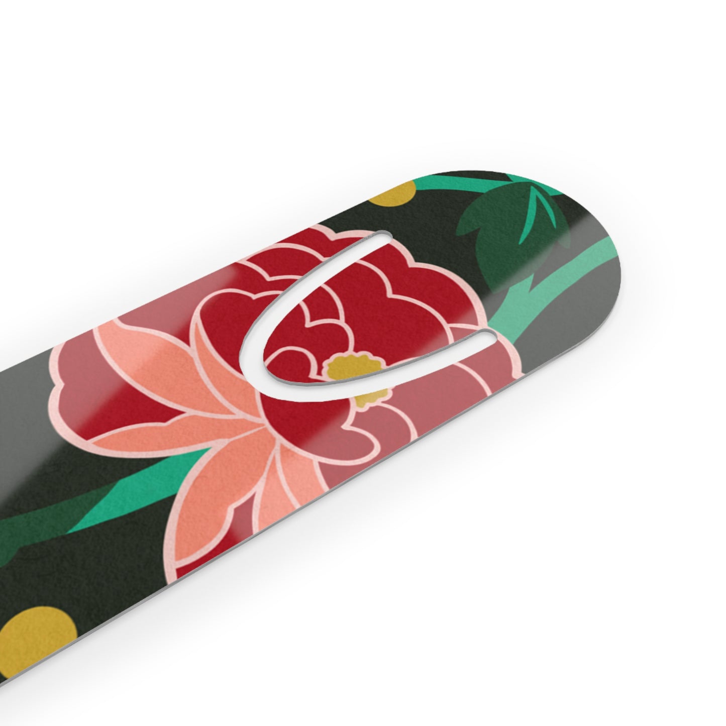 Rose Flower Print Bookmark, Colorful Rose Bookmark, Mexican Art Bookmark, Red Purple Rose Bookmark, Rose Metal Bookmark, Mexican Bookmark, Rose Flower Print Bookmark, Colorful Rose Bookmark