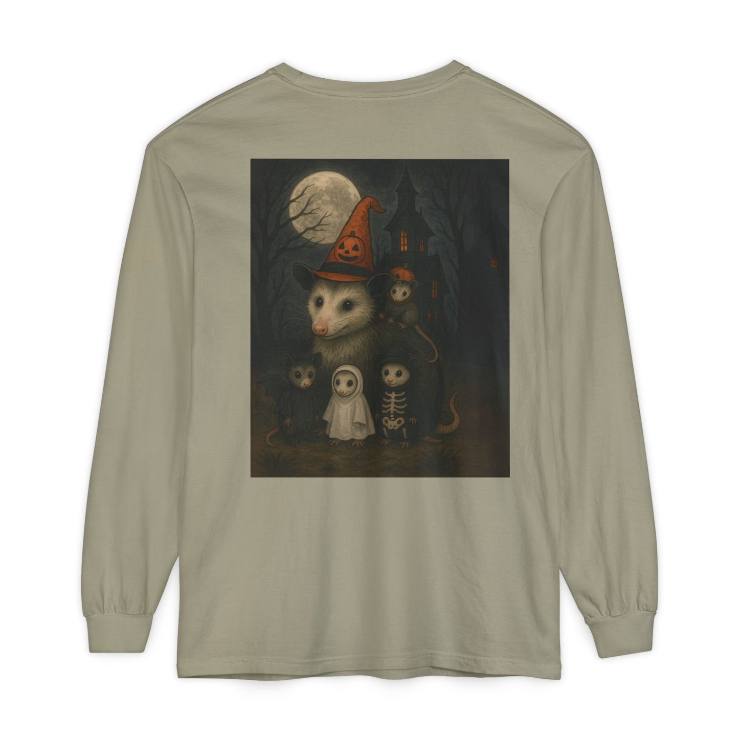 Possum Family Halloween Long Sleeve Tee