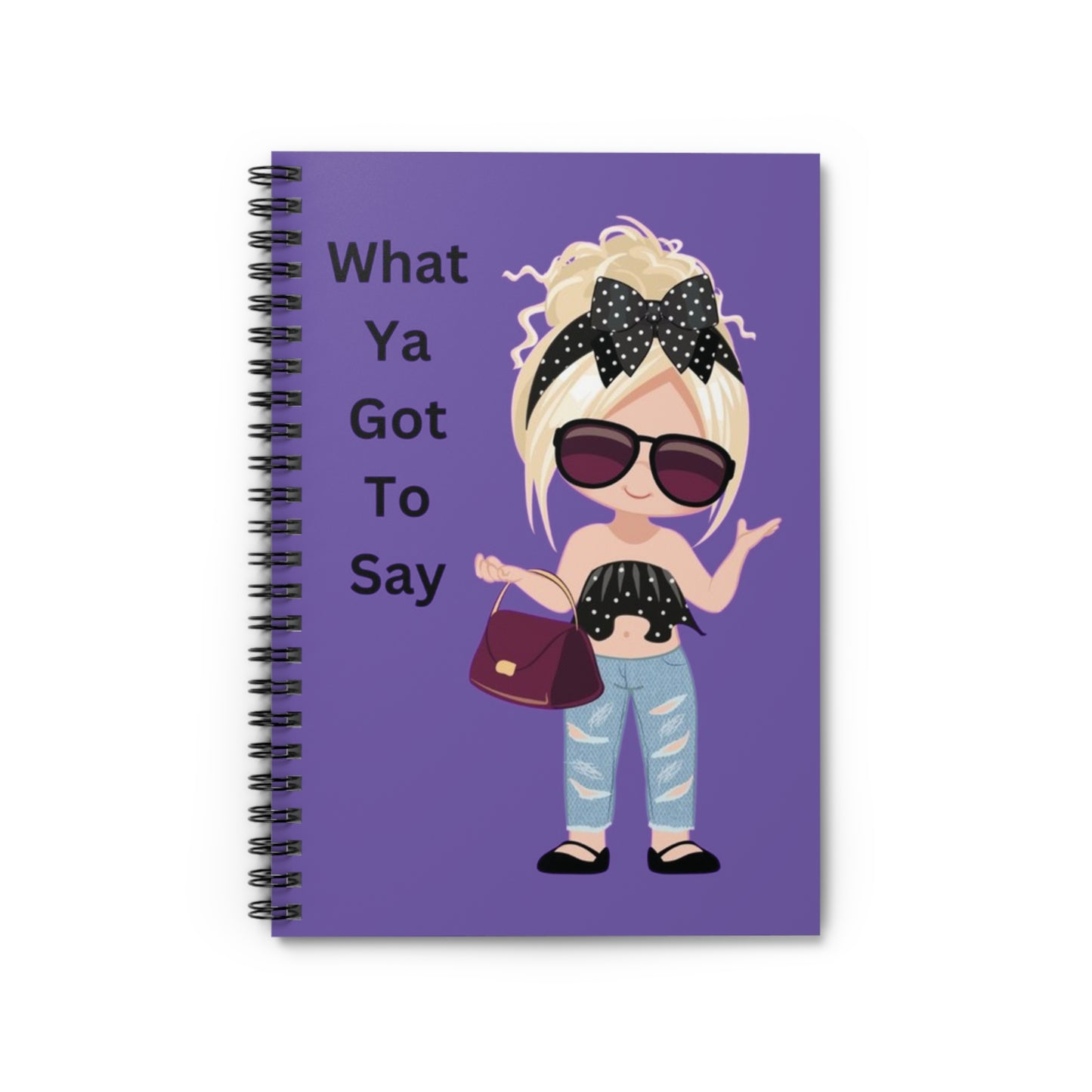 Youths Writing Journal, Children's Writing Notebook, Girls Stylish Notebook, Girl Power Journal, Youth Notebook, Youths Journal, Spiral Notebook - Ruled Line