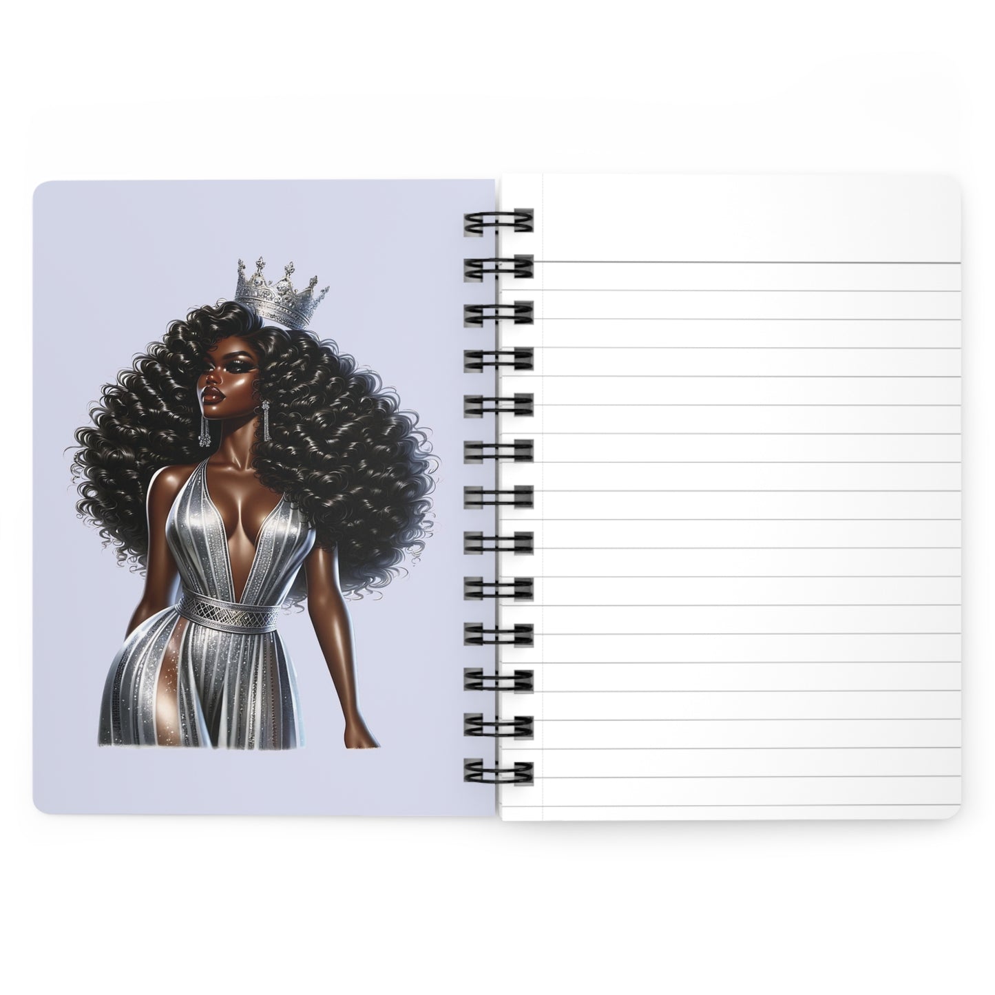 My Queen Journal, Black Girl Magic Writing Book, Mom Writing Book, Queen Spiral Journal, Queen Spiral Notebook, Queen Notebook, African American Queen Notebook, Black Women Writing Journal,  Inspirational Writing Journal,