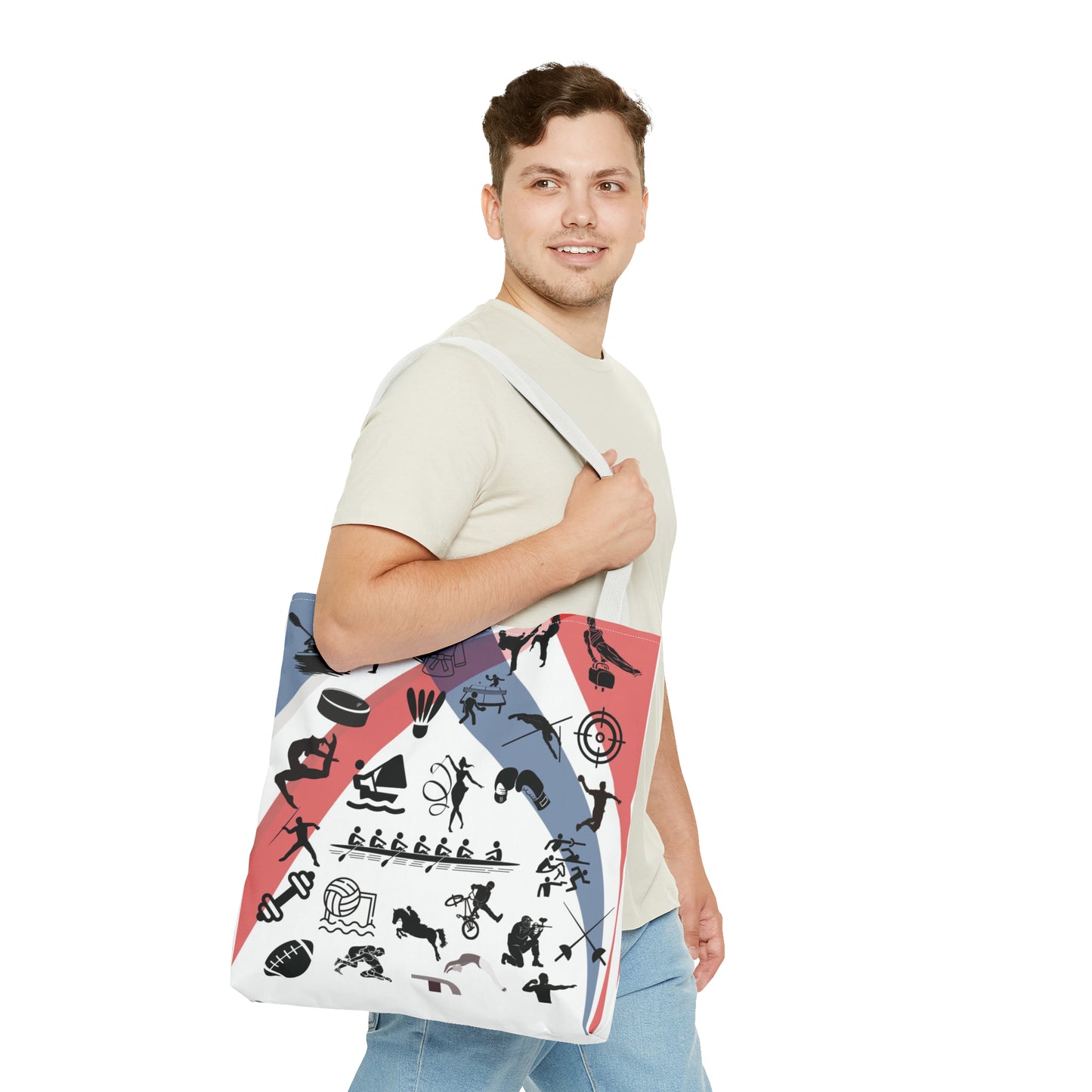 Olympic 2024 Tote Bag with All Over Print