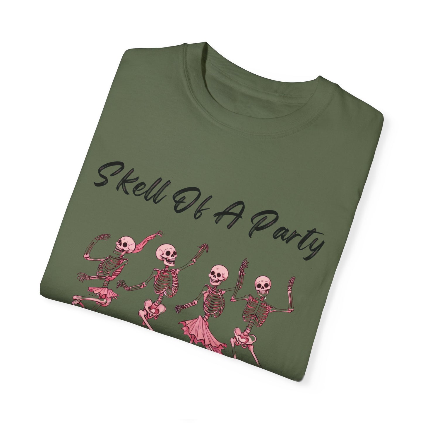 Skell Of A Party Tee Shirt, Playful Skeleton Shirt, Halloween Comfort Color Tee, Comfort Color Skeleton Shirt, Skeletons Dancing Shirt, Skeleton Party Tee Shirt, Halloween Party Tee Shirt,