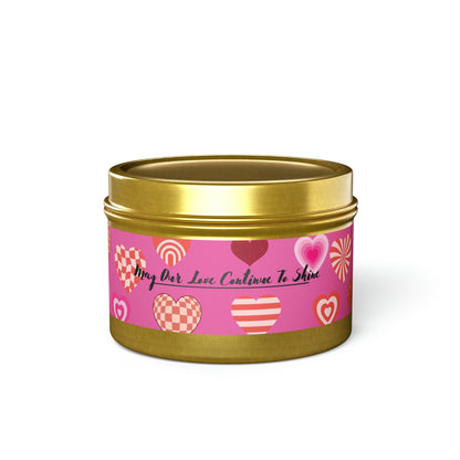 Love Themed Scented Tin Candles