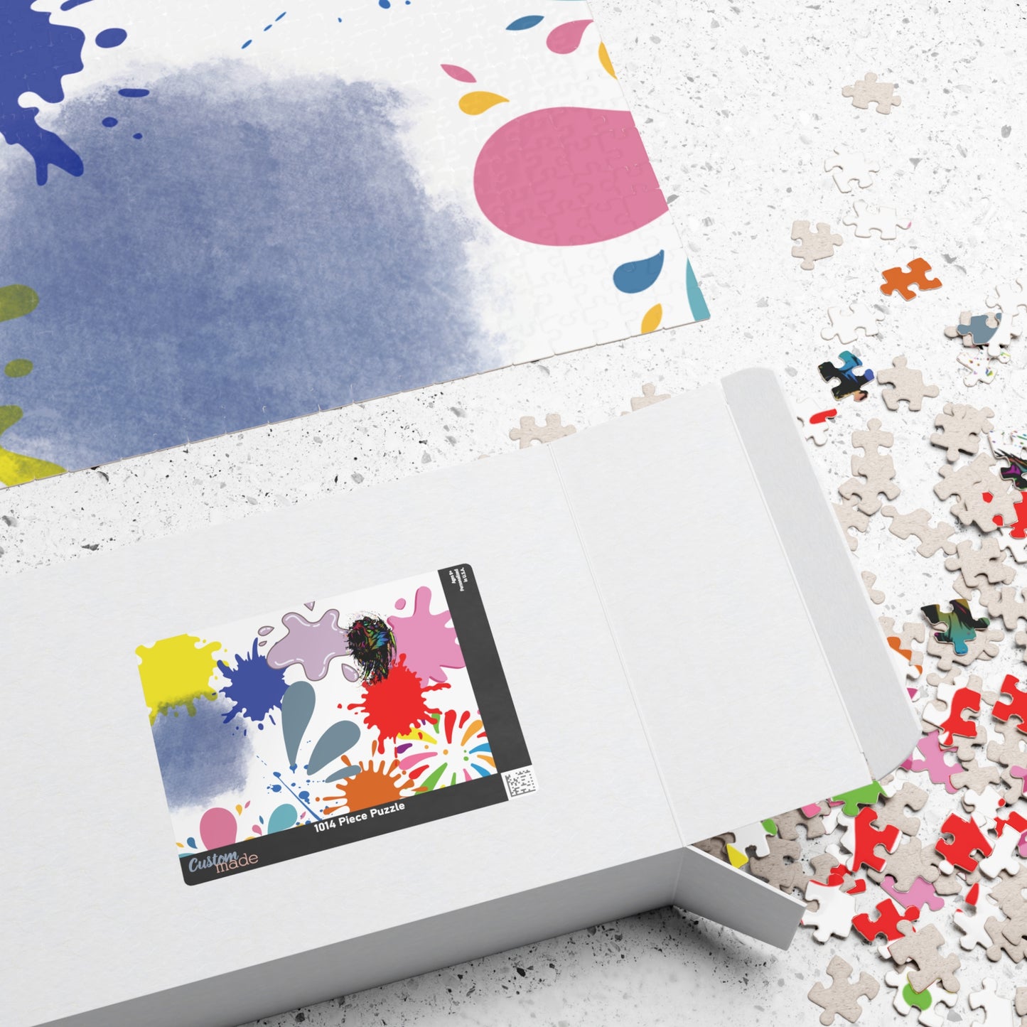 Splash Of Color Puzzle, Trauma Puzzle, Splatter Art Puzzle, Paint Splatter Puzzle, Confetti Puzzle, Abstract Jigsaw Puzzle,   Vibrant Puzzle