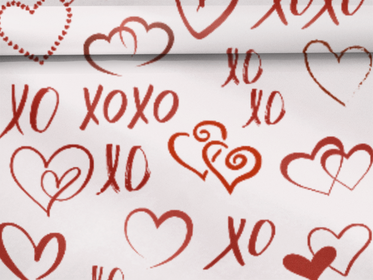 Valentine & Mother’s Day Love Wrapping Paper Rolls