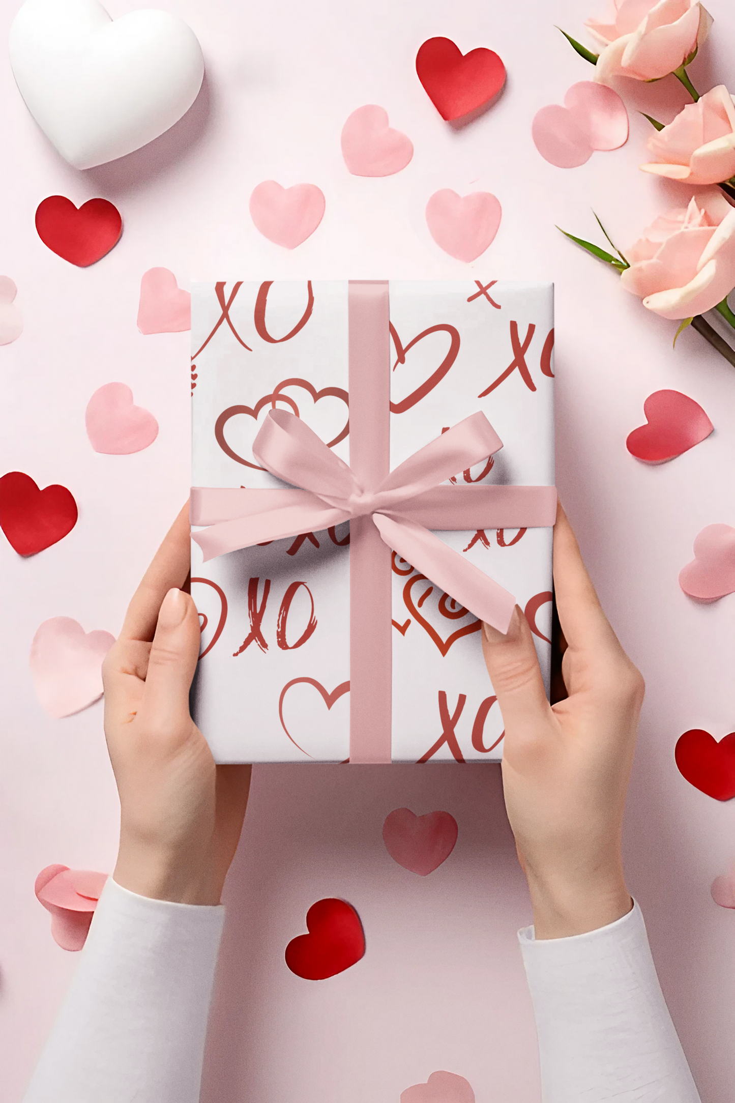 Valentine & Mother’s Day Love Wrapping Paper Rolls