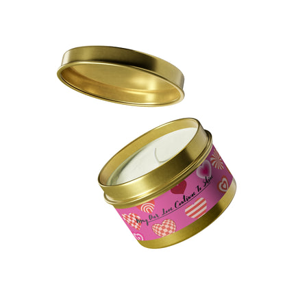 Love Themed Scented Tin Candles