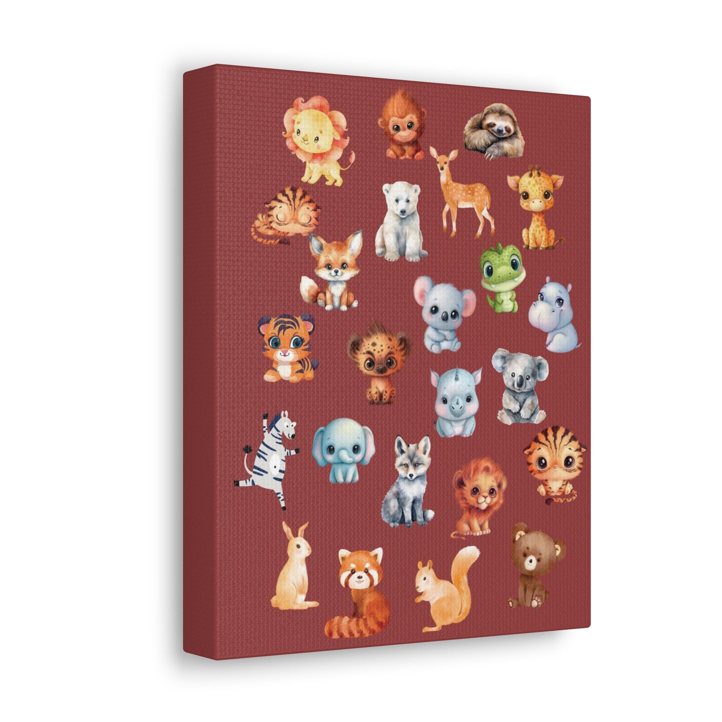 Assorted Baby Animal Wall Canvas