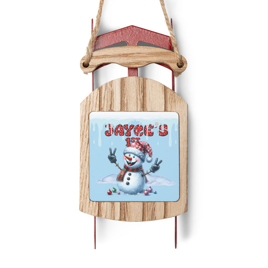 Sled Ornaments