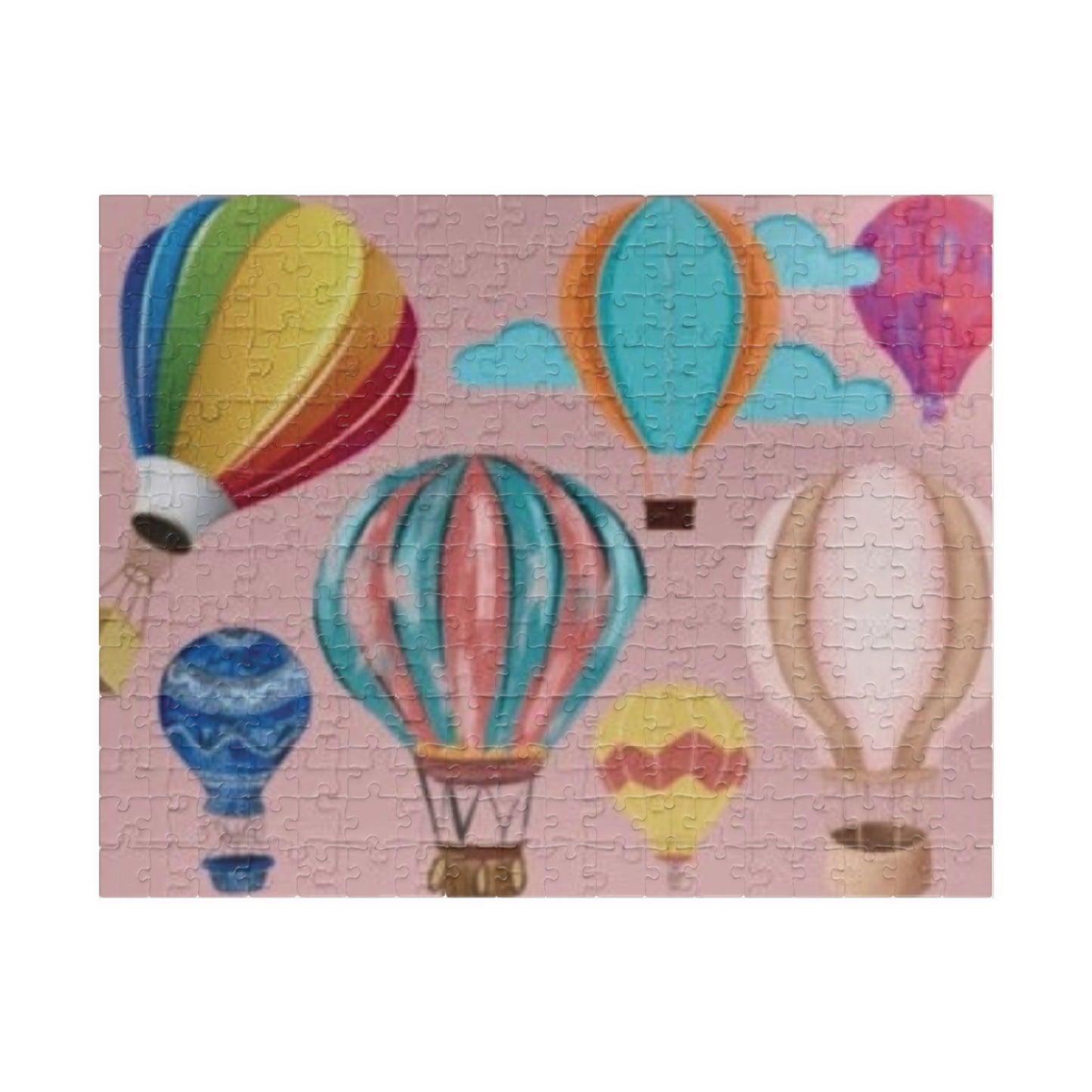 Kids Balloon Puzzle, Balloon Jigsaw Puzzle, Hot Air Balloon Puzzle, Hot Air Balloon Festival, Whimsical Puzzle, Relaxation Puzzle