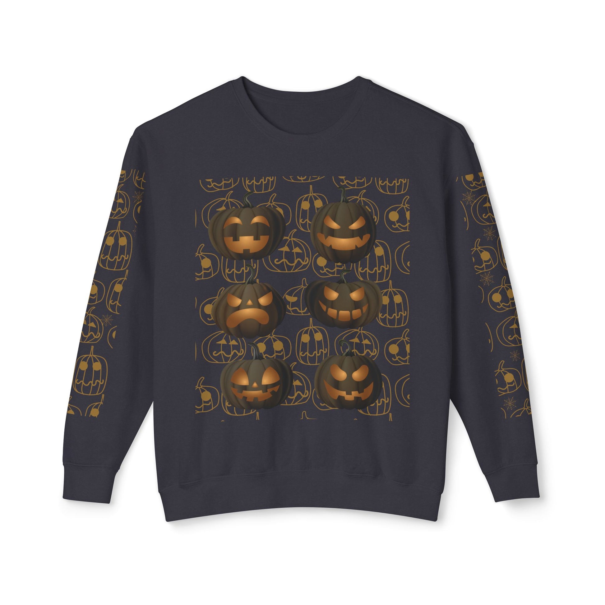 Creepy Pumpkin Face Sweatshirt