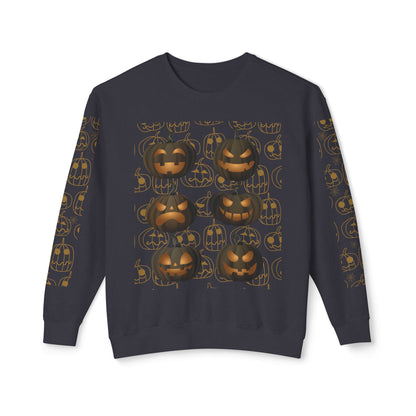 Creepy Pumpkin Face Sweatshirt