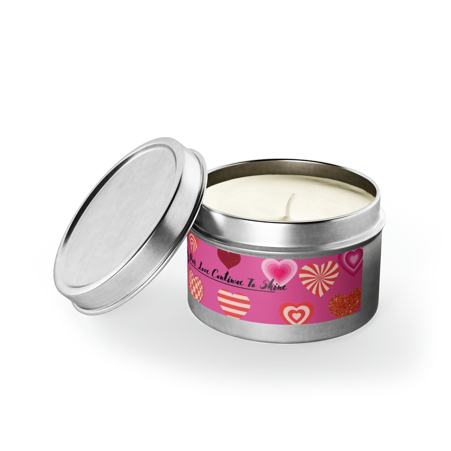Love Themed Scented Tin Candles