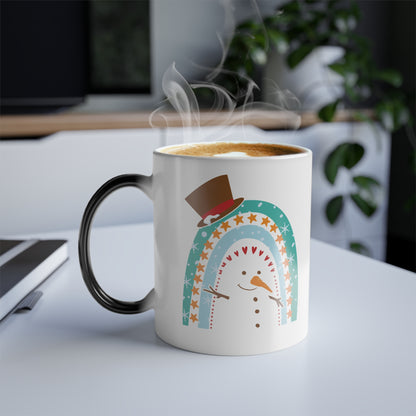 Snowman Morphing Christmas Mug