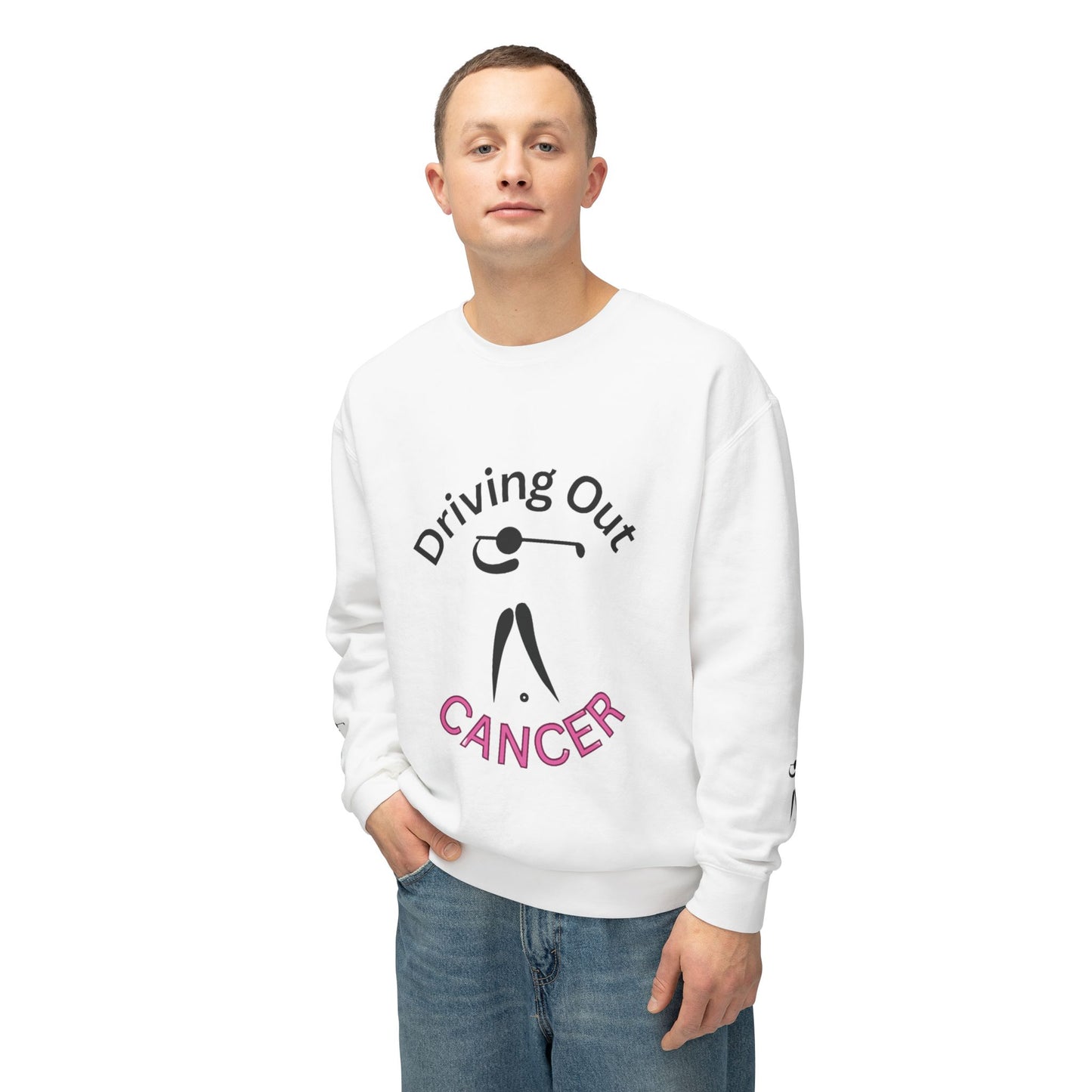 Driving Out Cancer Apparel, Comfortable Cancer Support Shirt, Inspirational Cancer Apparel, Unisex Cancer Sweatshirt, Cancer Awareness Sweatshirt, Golf Cancer Fighter Sweatshirt, Cancer Warrior Shirt